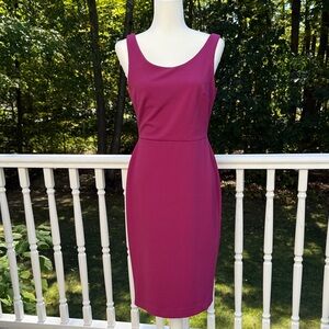 Y2K Betsey Johnson Fuchsia Midi Dress pencil dress